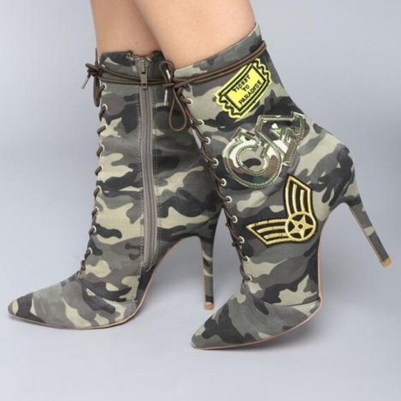 Flight Bootie - Camouflage - Picture 1 of 10